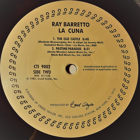 Ray Barretto : La Cuna (LP, Album, RE, RM, 180)