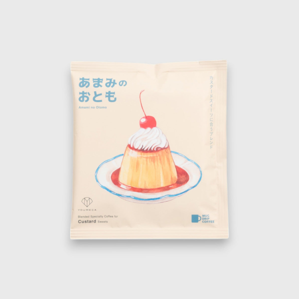 YOUMECA あまみのおとも Dessert Companion Series Coffee Drip Bag, Custard