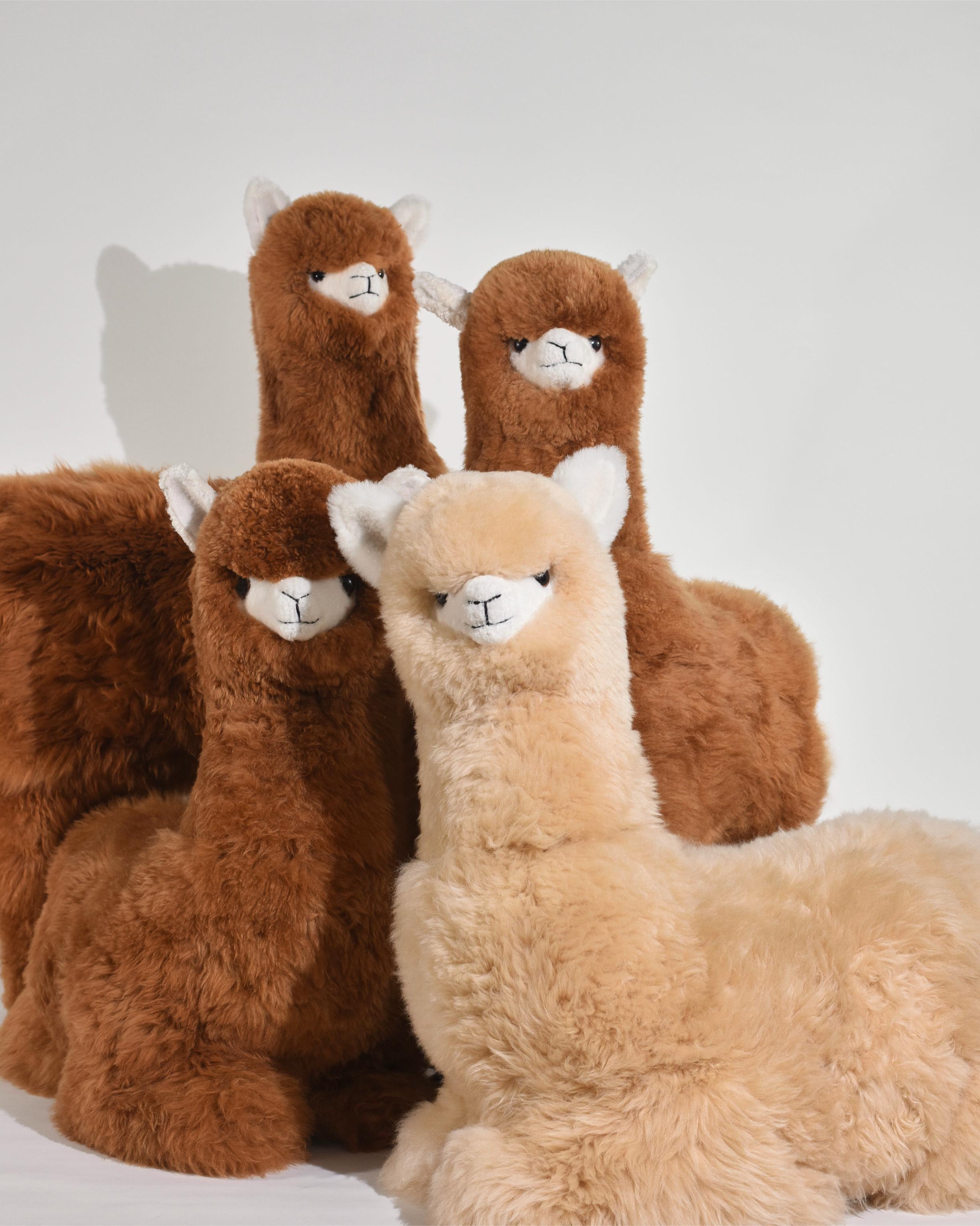 The 1 Metre Baby Alpaca Plush Toy, Cream