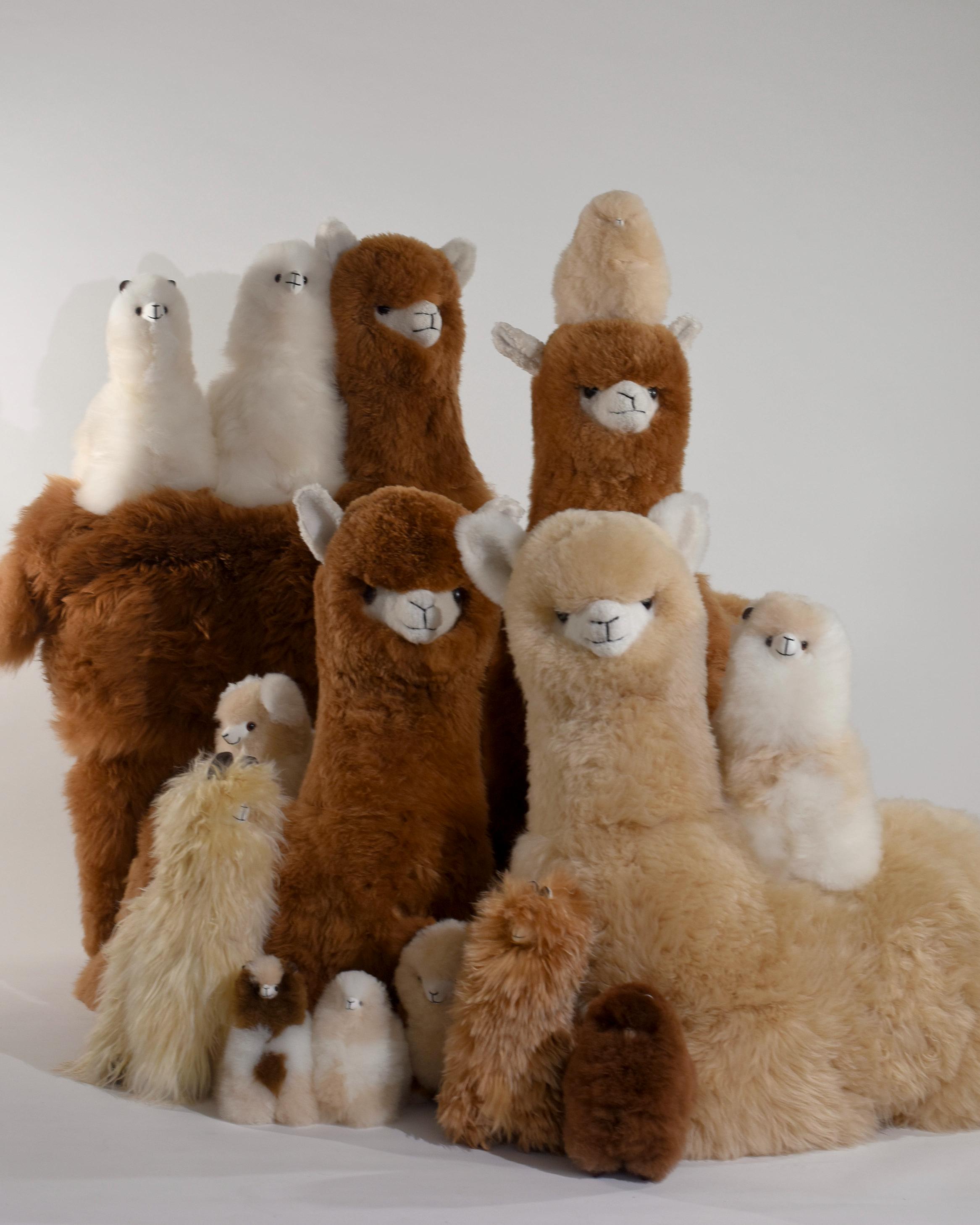 The 1 Metre Baby Alpaca Plush Toy, Cream