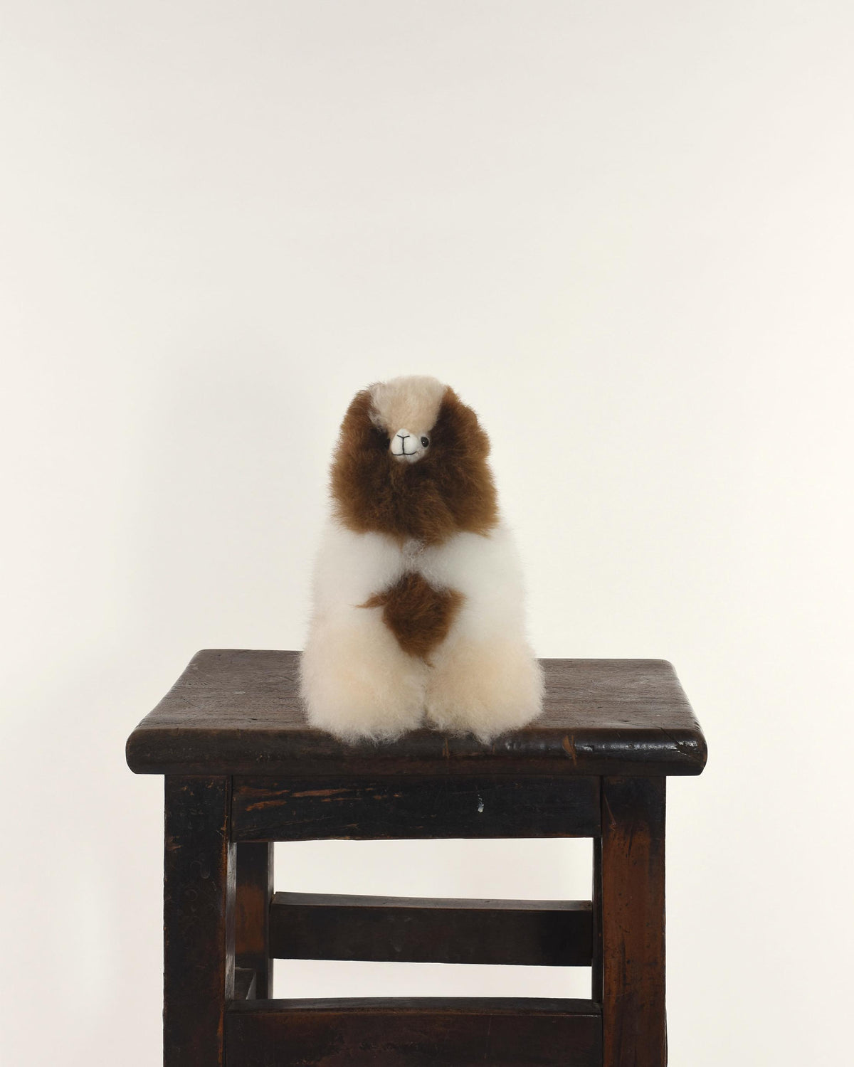 The Mega Mini 18cm Baby Alpaca Plush Toy, Tri-Color