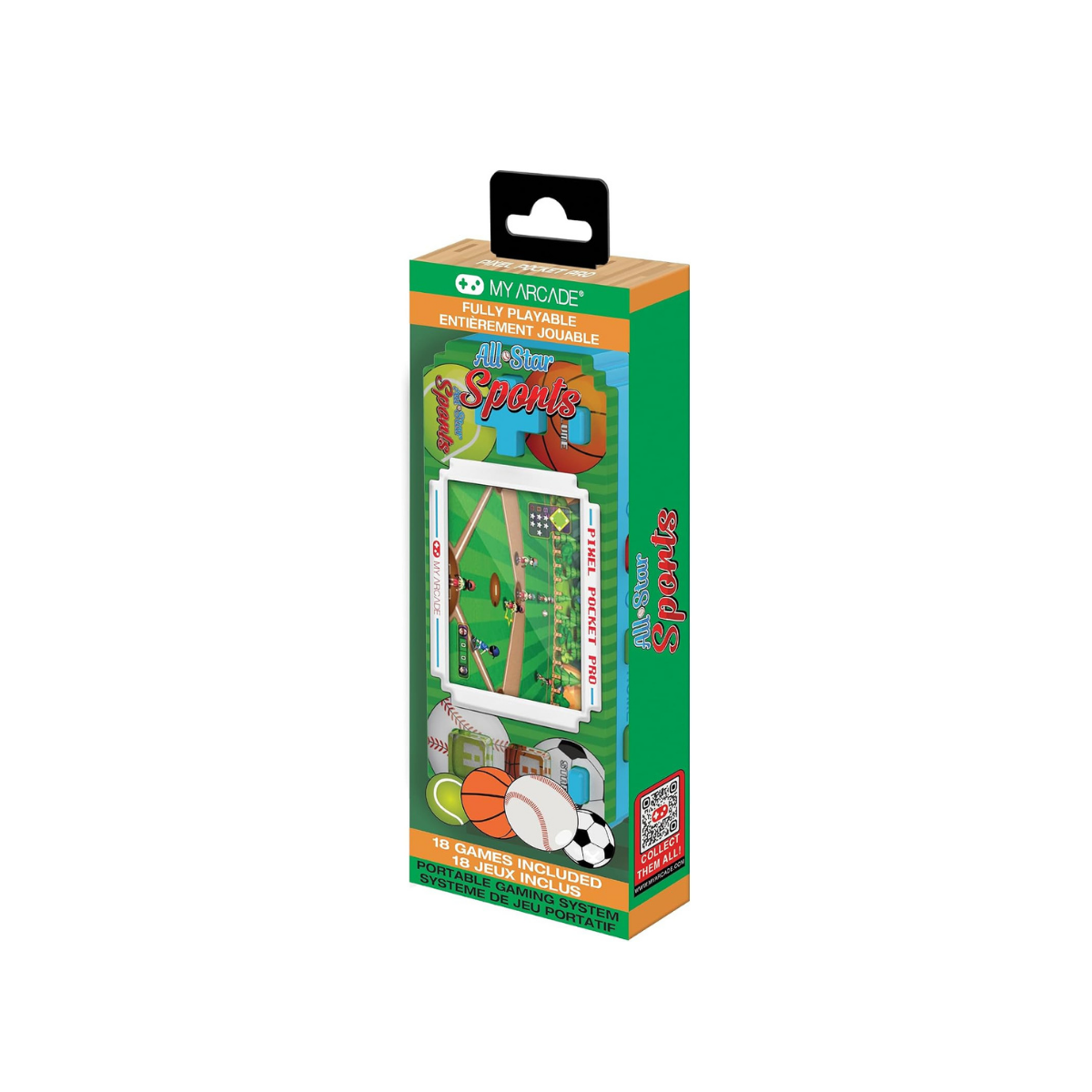 All-Star Sports Pixel Pocket Pro Gaming Keychain