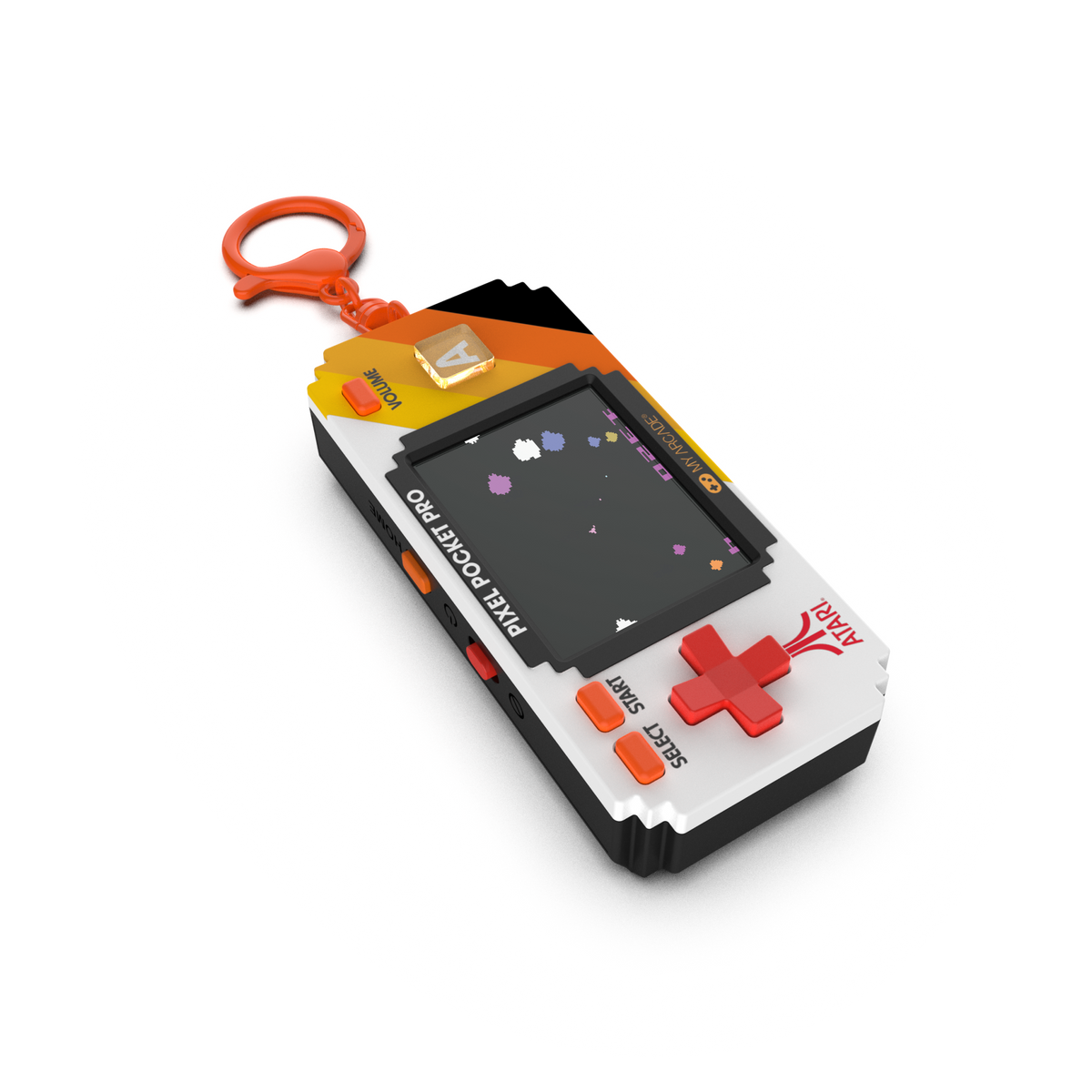 Atari Pixel Pocket Pro Gaming Keychain