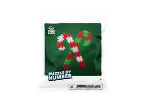 Puzzle by Number Holiday, Candy Canes