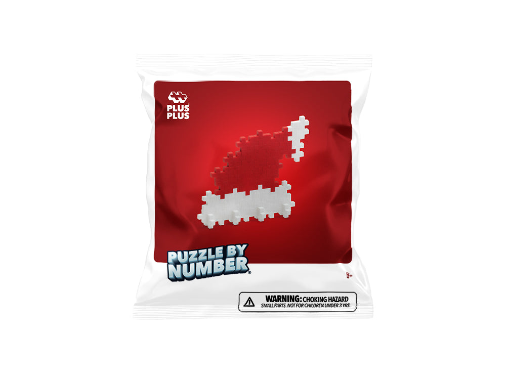 Puzzle by Number Holiday, Santa Hat