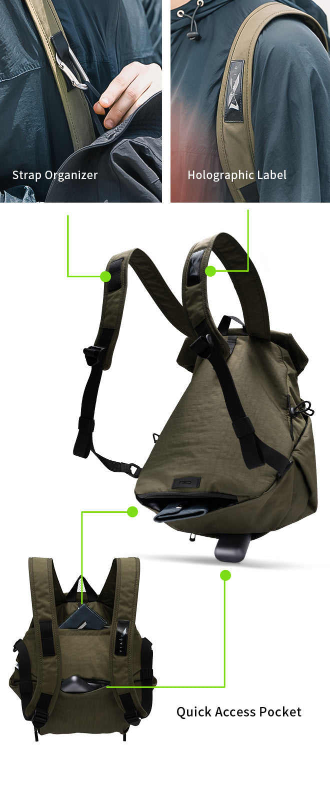 VIA Form Shifting Backpack 9L-28L