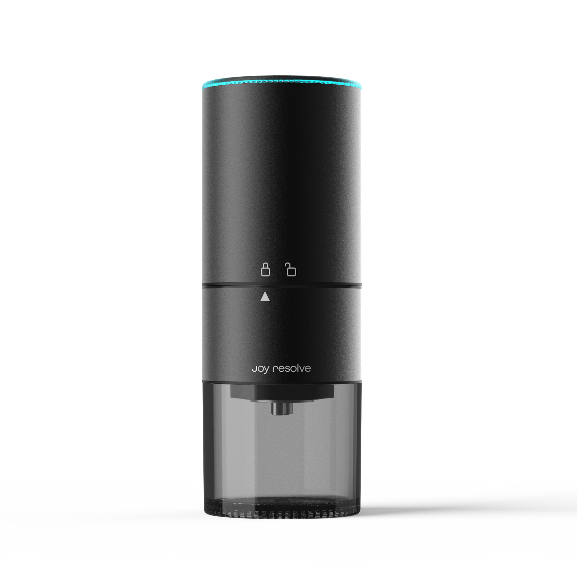 Groove Compact Coffee Bean Grinder, Black