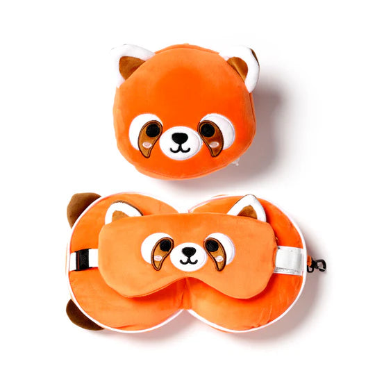Ru the Red Panda Travel Pillow Set