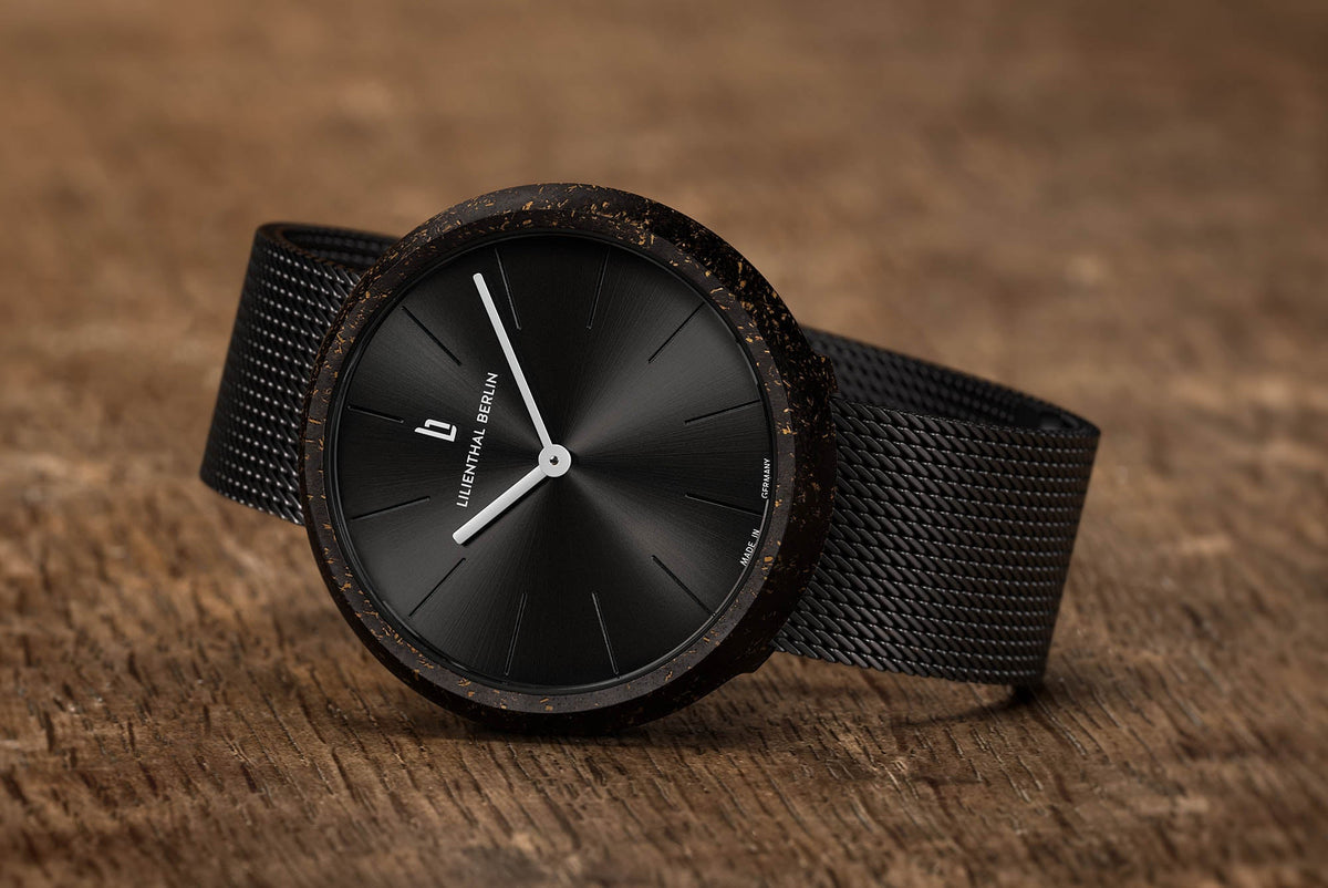 Coffee Watch, Espresso/ Black Mesh Strap