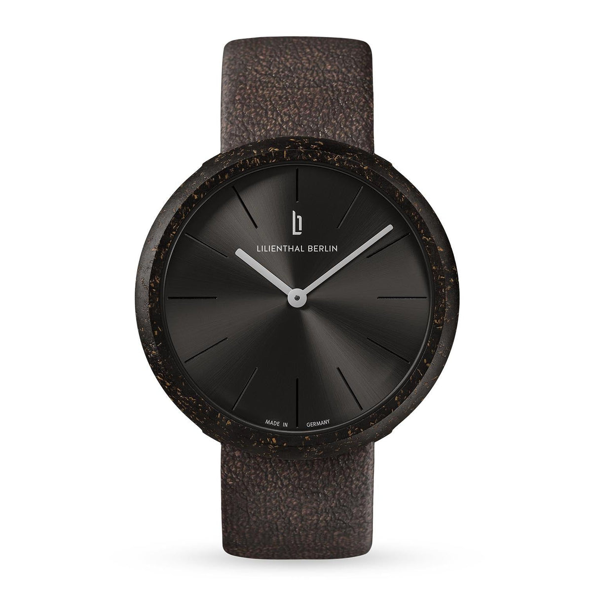 Coffee Watch, Espresso/ Brown Leather Strap
