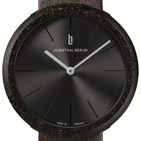 Coffee Watch, Espresso/ Brown Leather Strap
