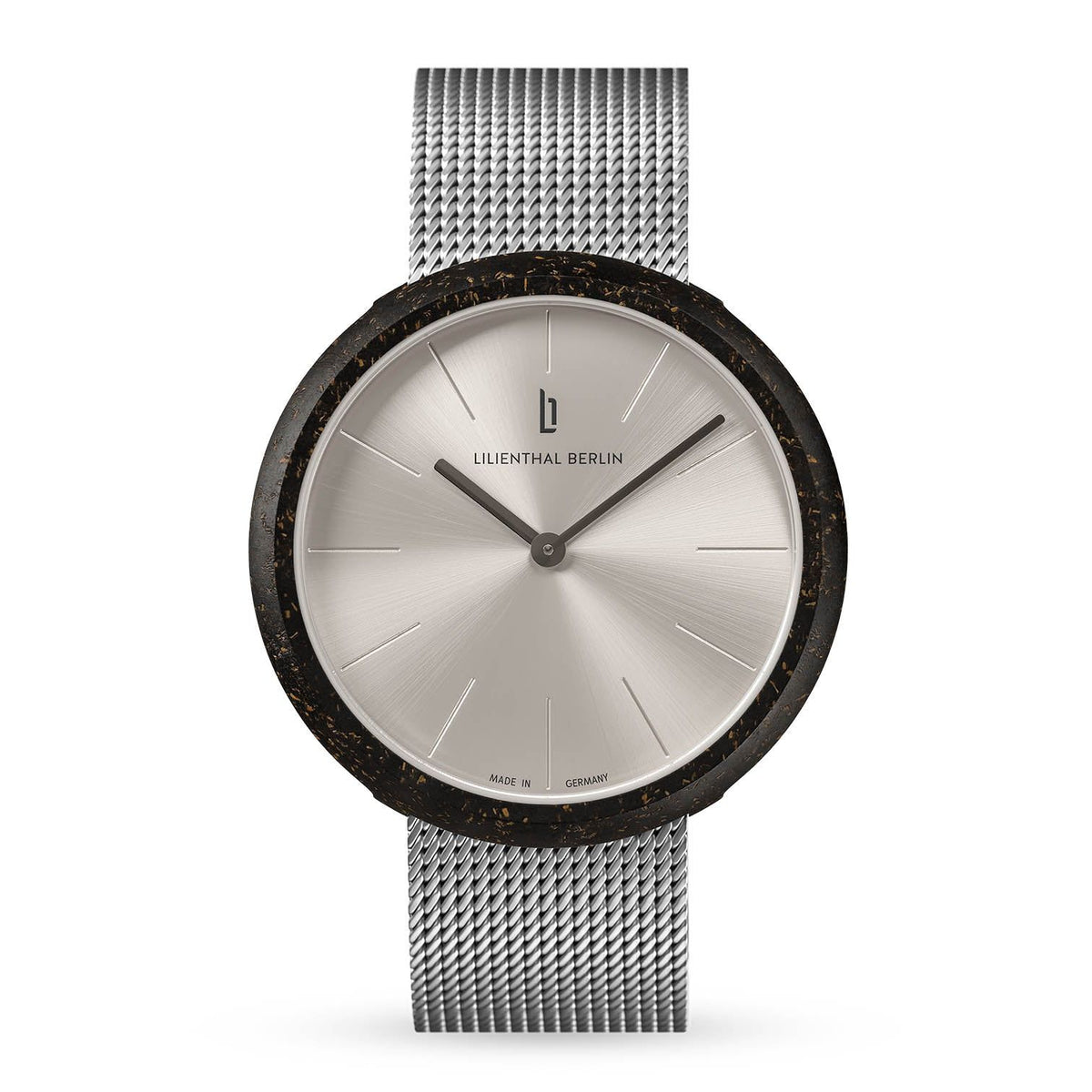 Coffee Watch, Latte/ Silver Mesh Strap