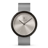 Coffee Watch, Latte/ Silver Mesh Strap