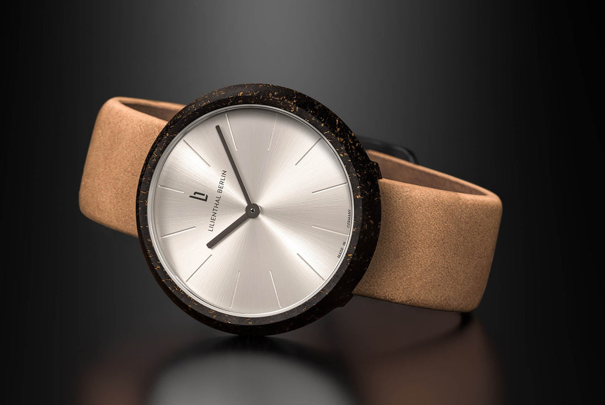 Coffee Watch, Latte/ Light Brown Leather Strap