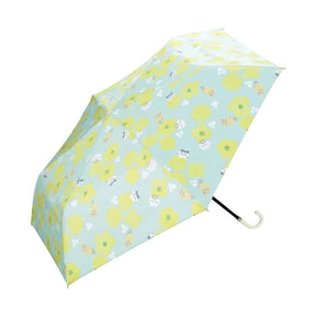 Chiikawa x Wpc. 100% UV Protection Parasol Umbrella, Flower Crown/Sleepy Yellow