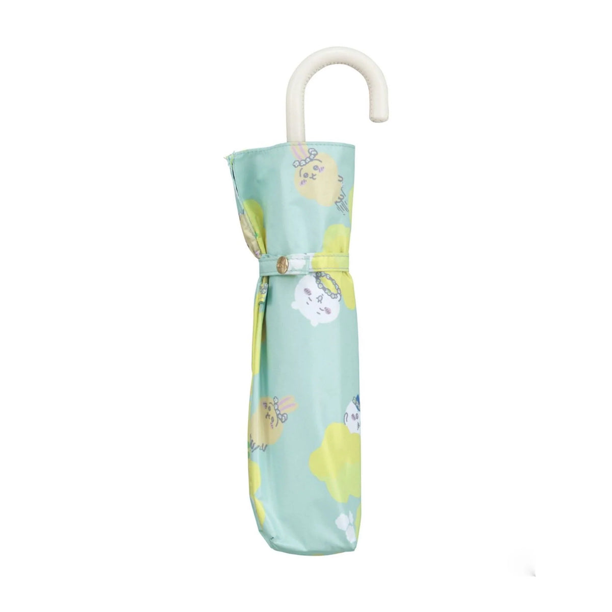 Chiikawa x Wpc. 100% UV Protection Parasol Umbrella, Flower Crown/Sleepy Yellow