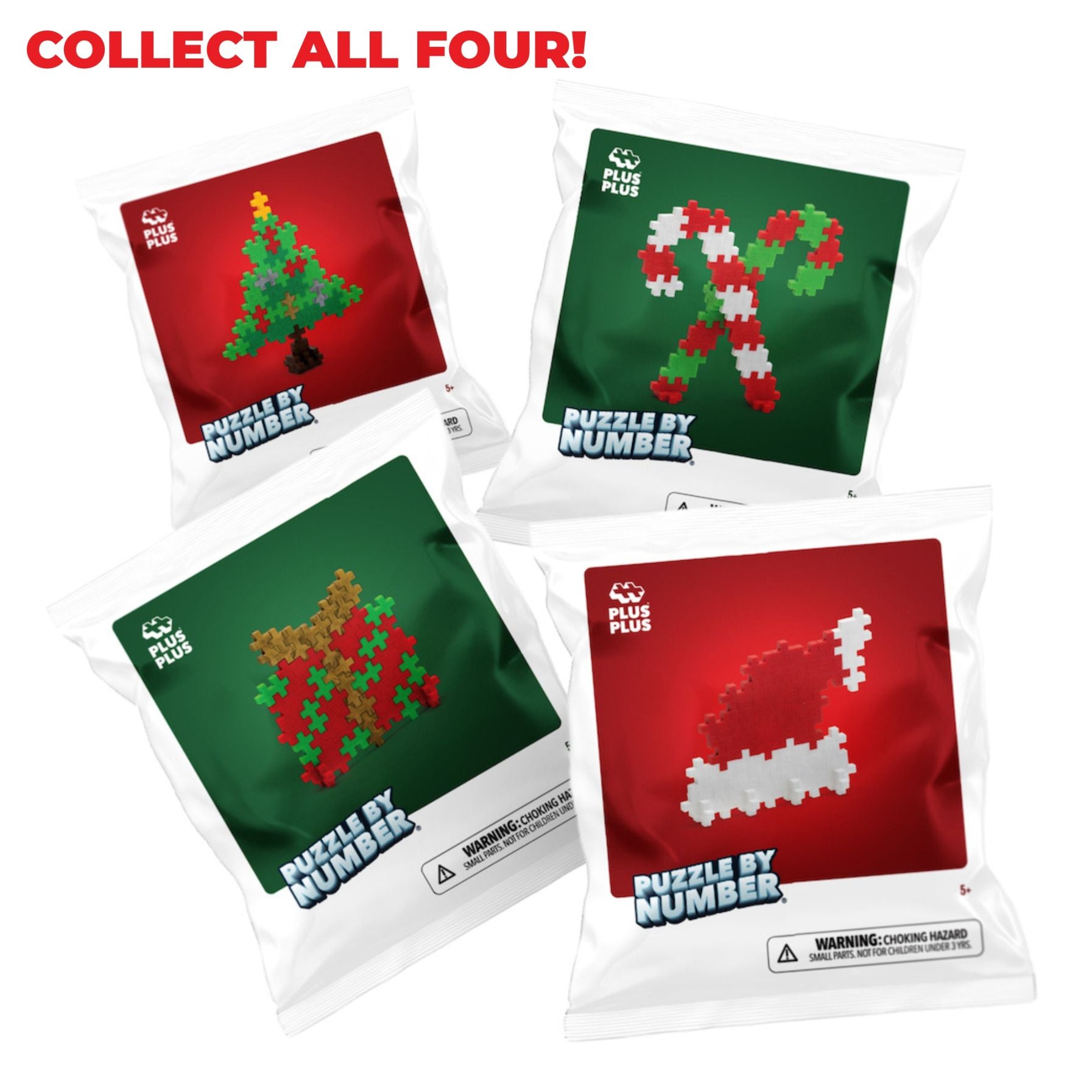Puzzle by Number Holiday, Santa Hat