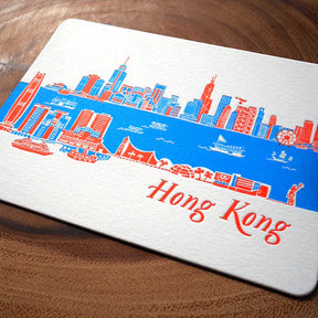 Hong Kong Skyline Postcard