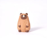 Piri Piri Carved Wooden Tanuki