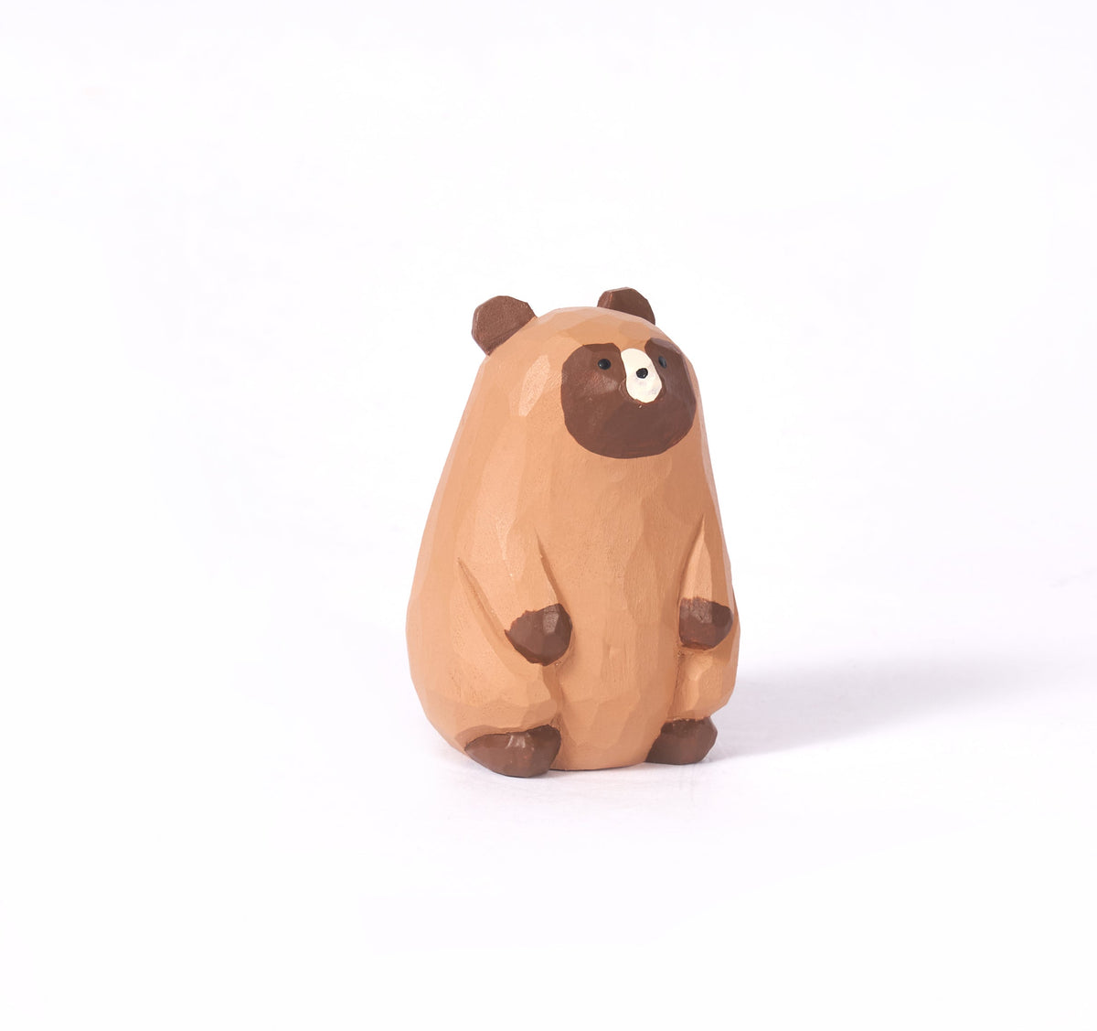 Piri Piri Carved Wooden Tanuki