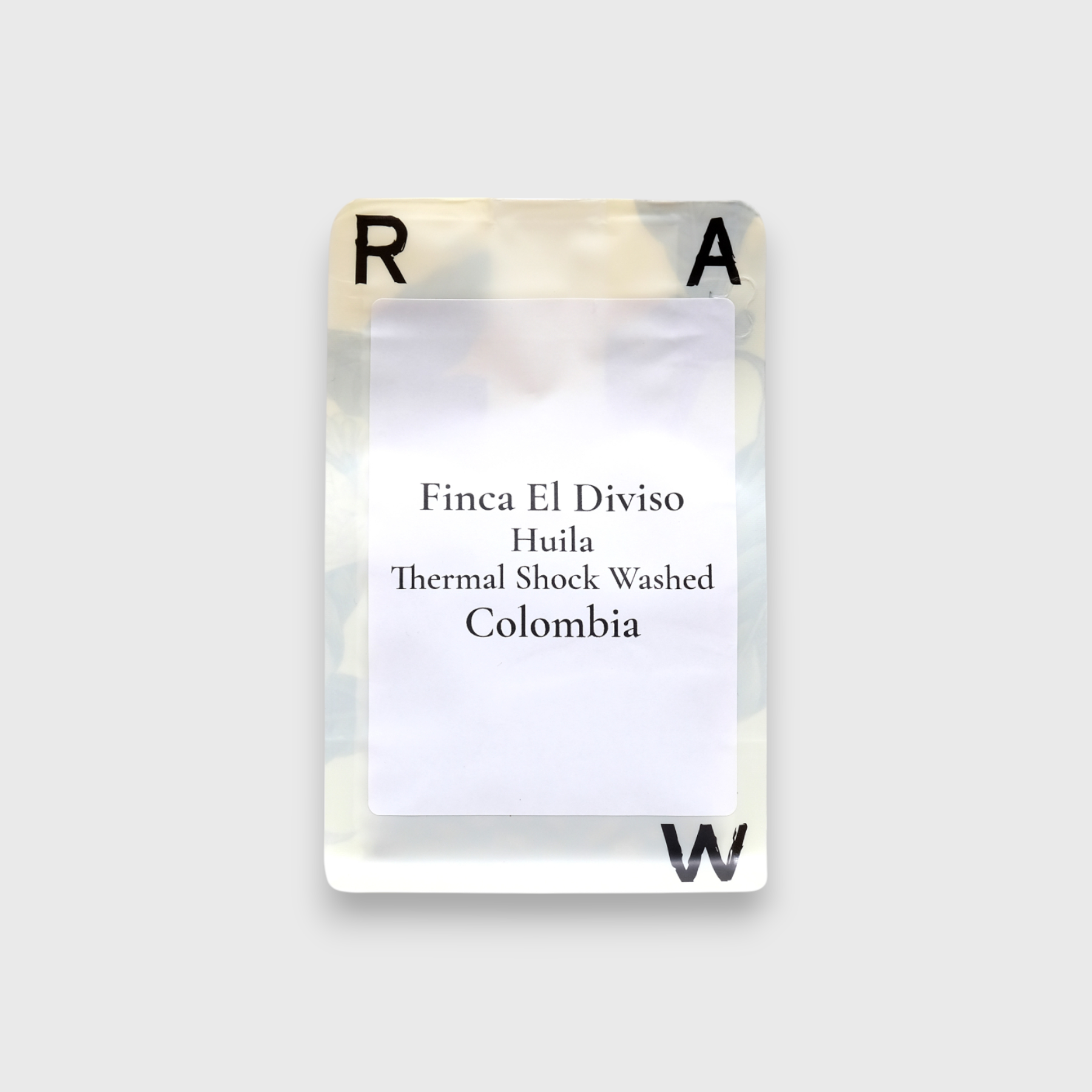 Raw Sugar Roast COLOMBIA Finca El Diviso Thermal Shock Washed