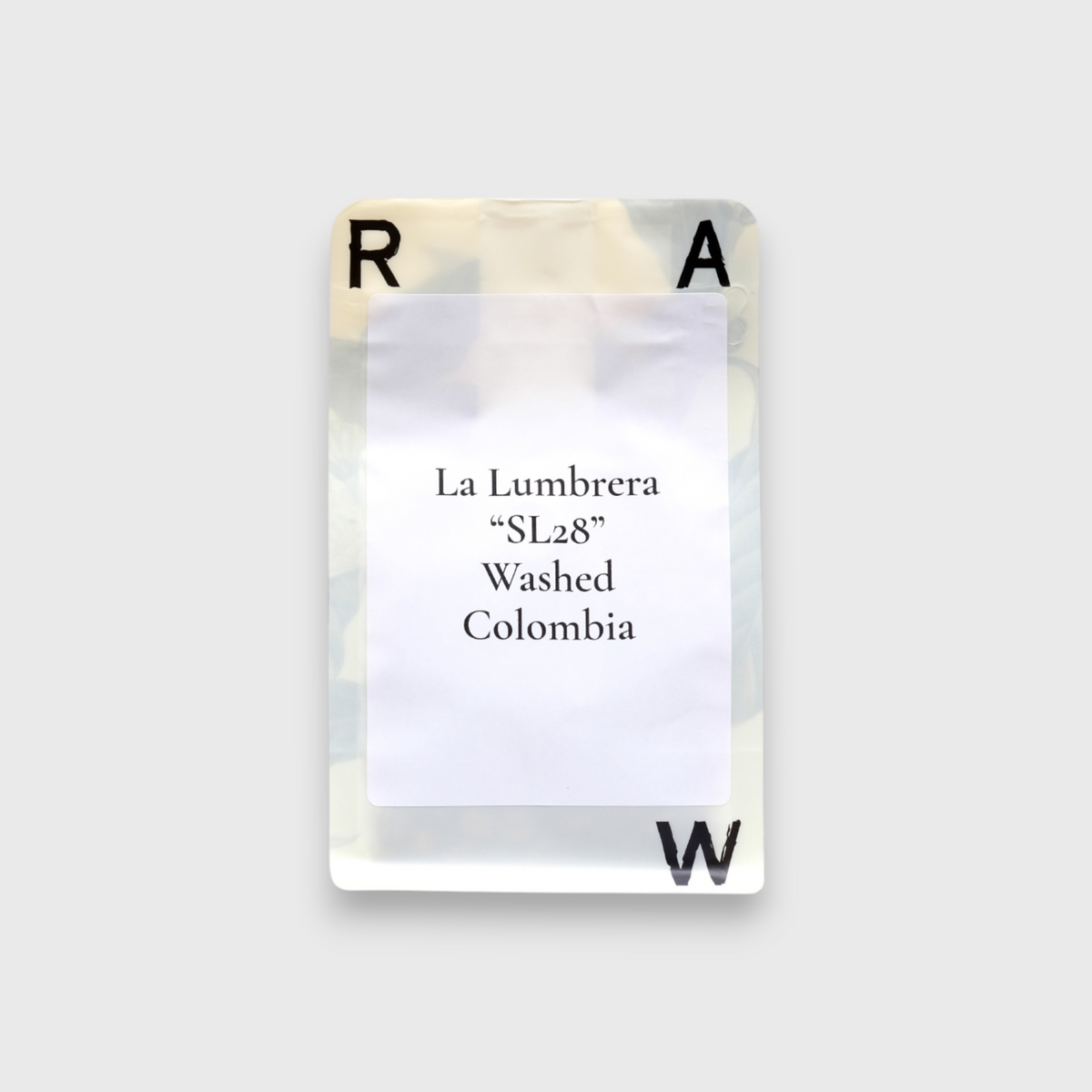 Raw Sugar Roast COLOMBIA La Lumbrera SL 28 Washed