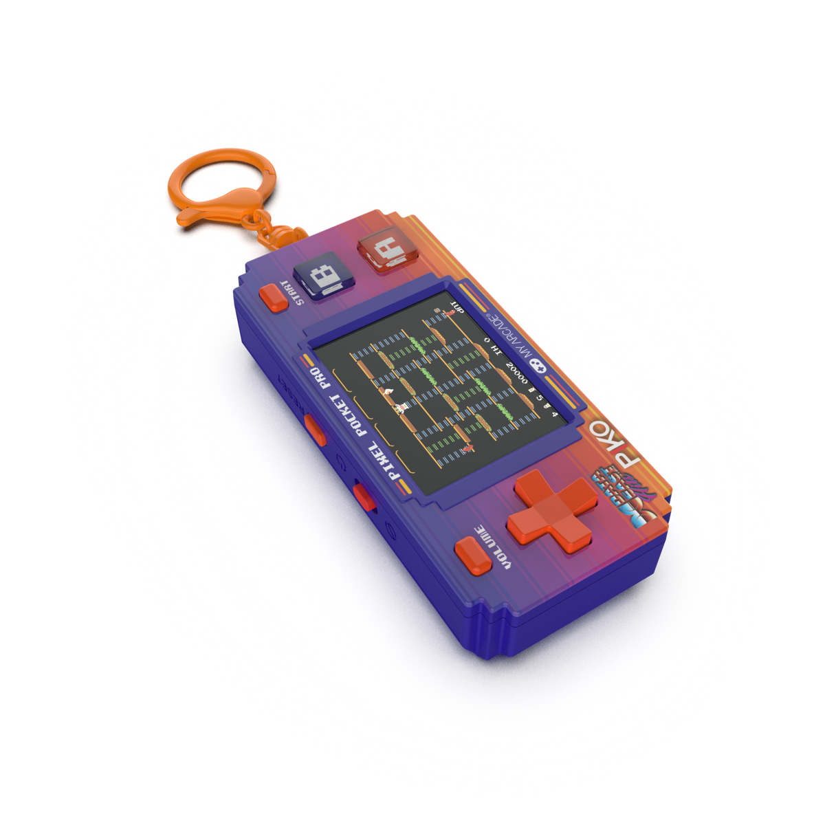 Data East Pixel Pocket Pro Gaming Keychain