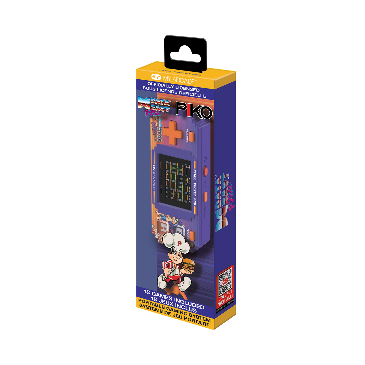 Data East Pixel Pocket Pro Gaming Keychain
