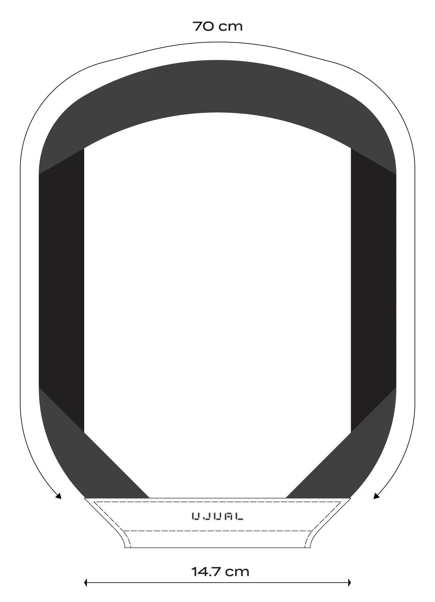 U Cabas mode, Carry strap, Oak Beige