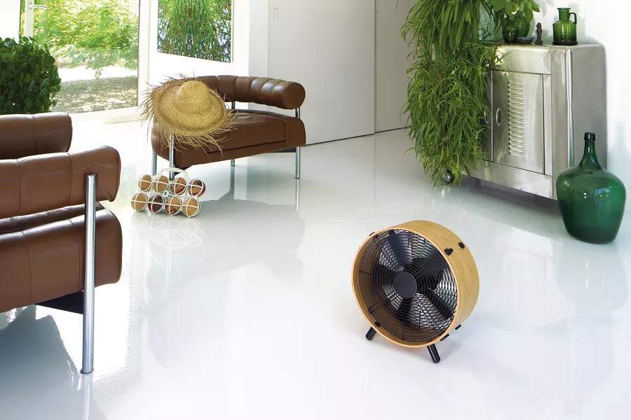 Otto Bamboo Floor Fan