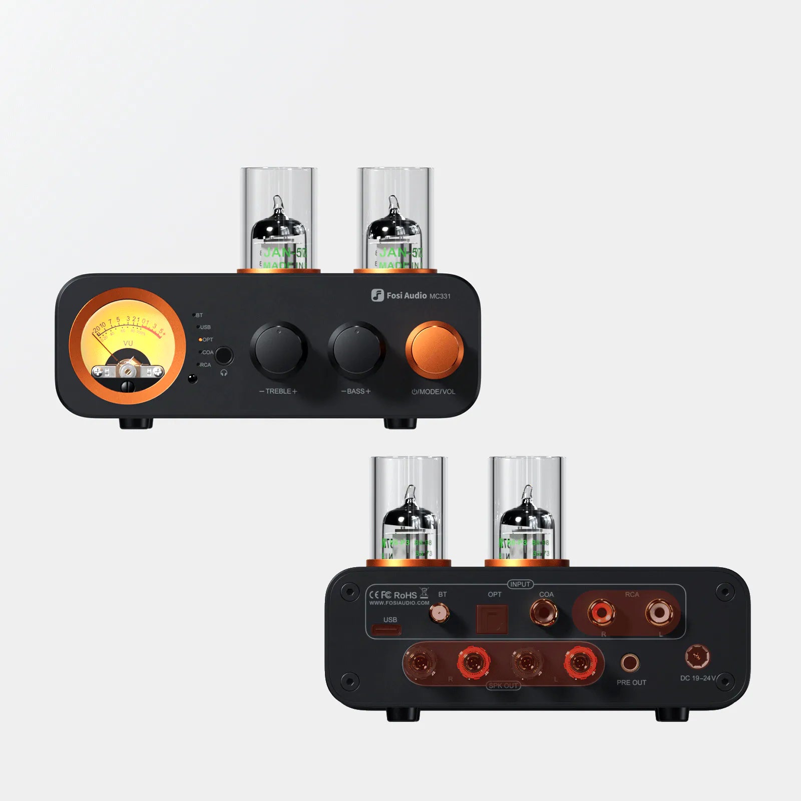 Fosi Audio MC331 Tube Integrated Bluetooth Amp