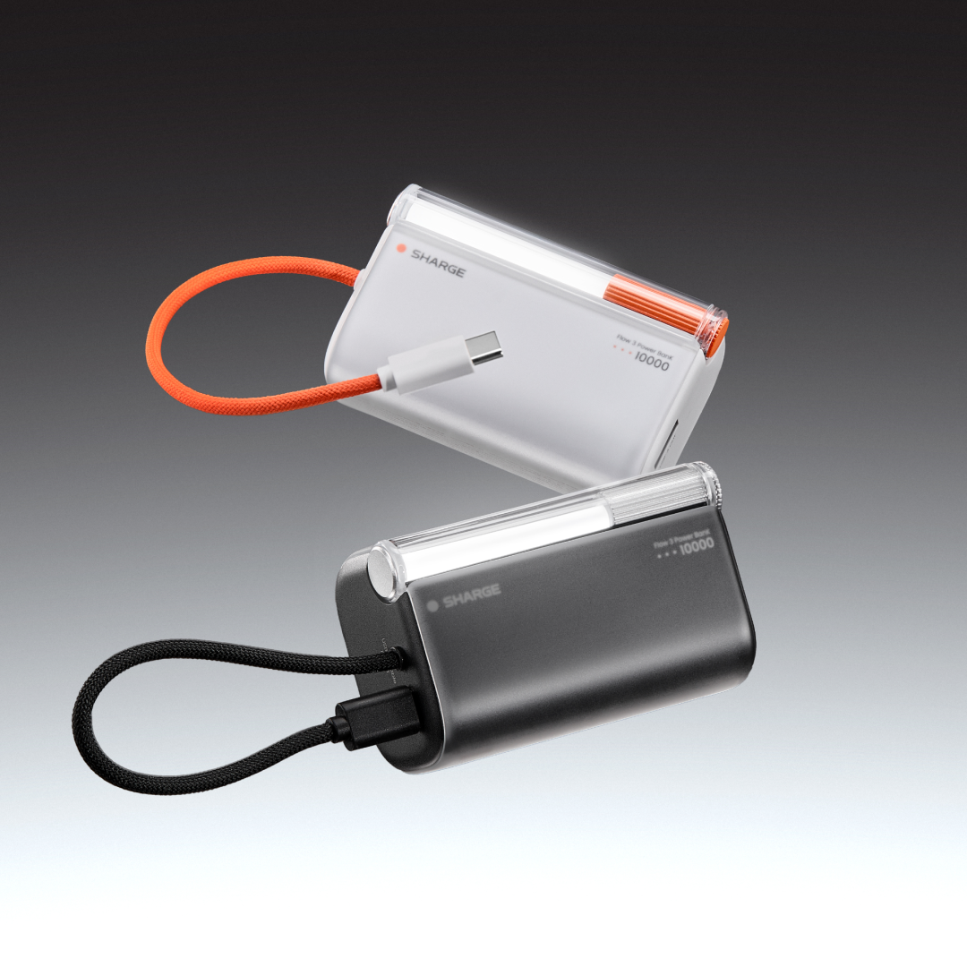 Flow 3 Power Bank 10000mAh with Built-in Cable