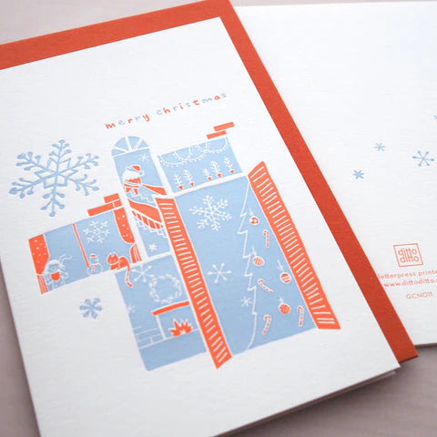 Letterpress Christmas Card