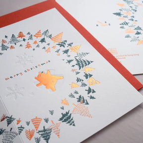 Letterpress Christmas Card