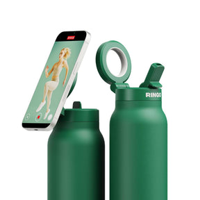 RINGO PRO Magsafe Water Bottle with Sip Lid 24oz, Green