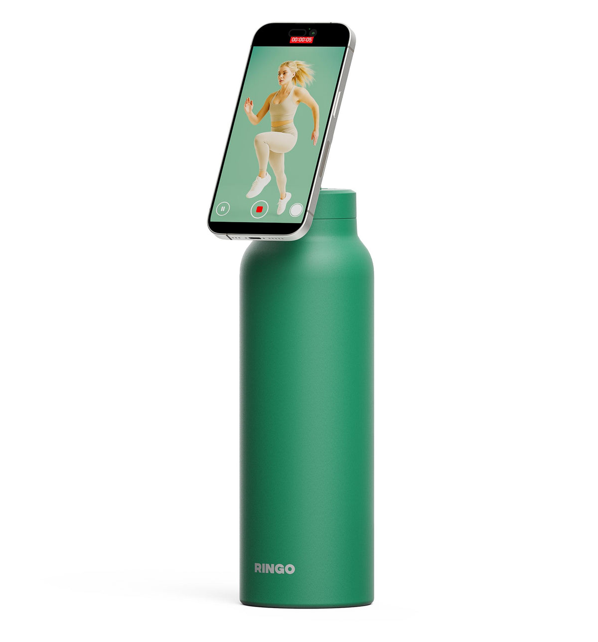 RINGO PRO Magsafe Water Bottle with Sip Lid 24oz, Green