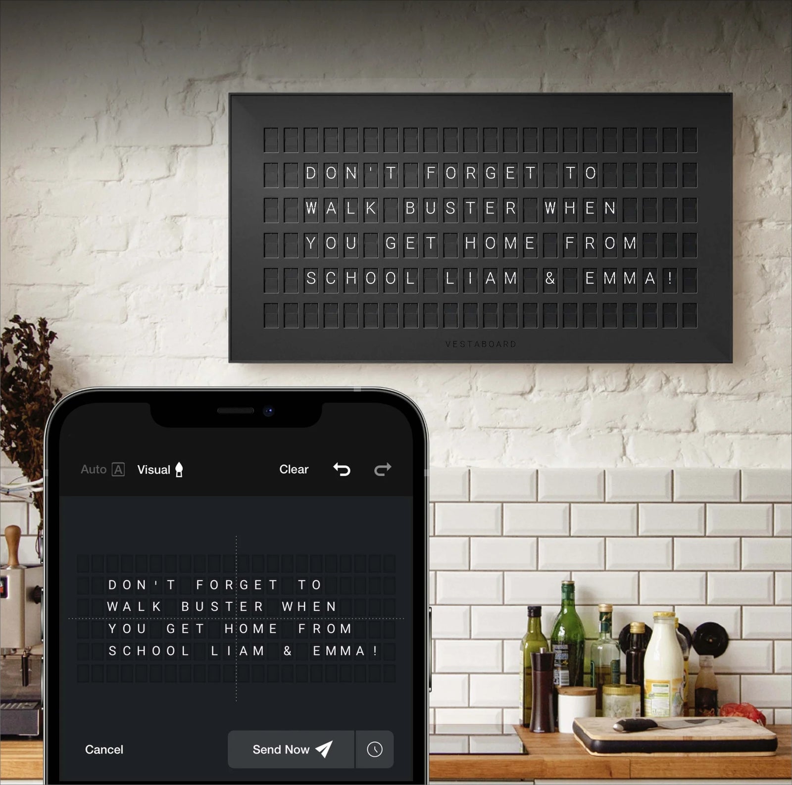 Internet message board: Unboxing my new Vestaboard smart display