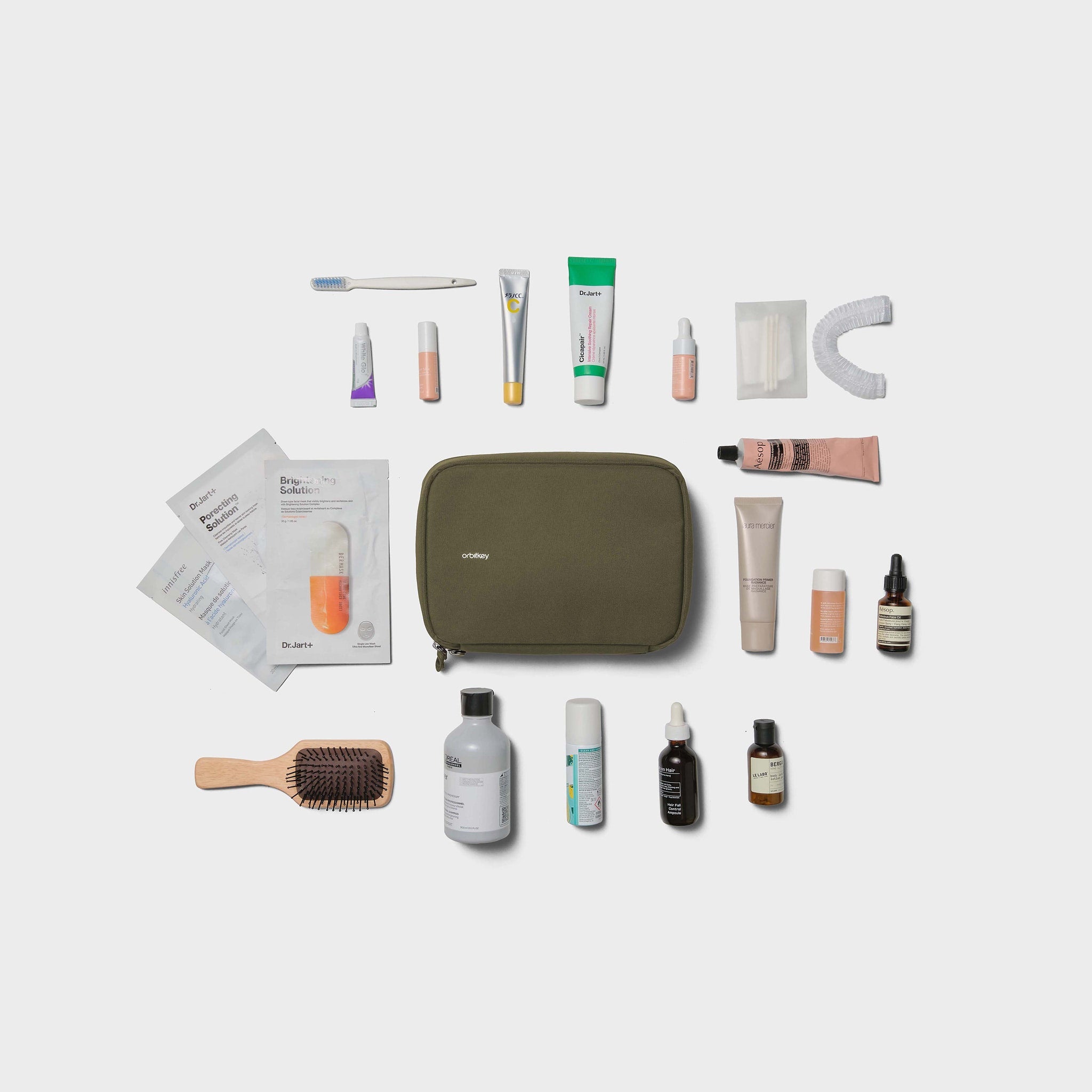 Hanging Toiletry Pouch, Olive