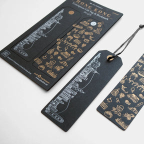 HK letterpress gift tag & bookmark (set of 6)