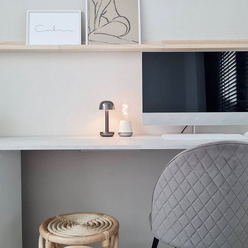 Two Titanium Cordless Table Lamp | Humble - Wake Concept Store  