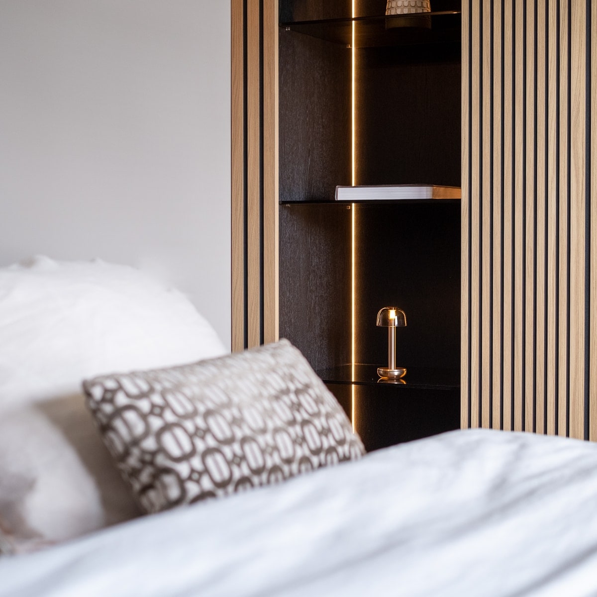 Two Gold Smoked Cordless Table Lamp | Humble - Wake Concept Store  