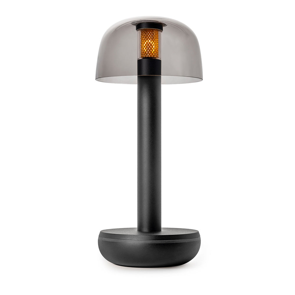 Two Black Smoked Cordless Table Lamp | Humble - Wake Concept Store  