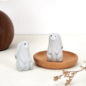 Piri Piri Carved Wooden Japanese Hare