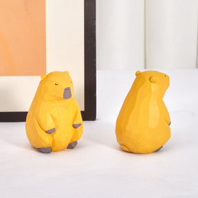 Piri Piri Carved Wooden Capybara