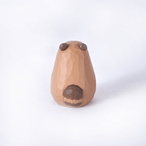 Piri Piri Carved Wooden Tanuki