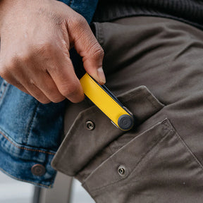 Hybrid Key Organiser, Solar Yellow