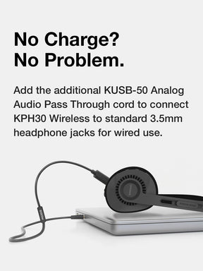 KPH30 Wireless On Ear Headphones, Rhythm Beige