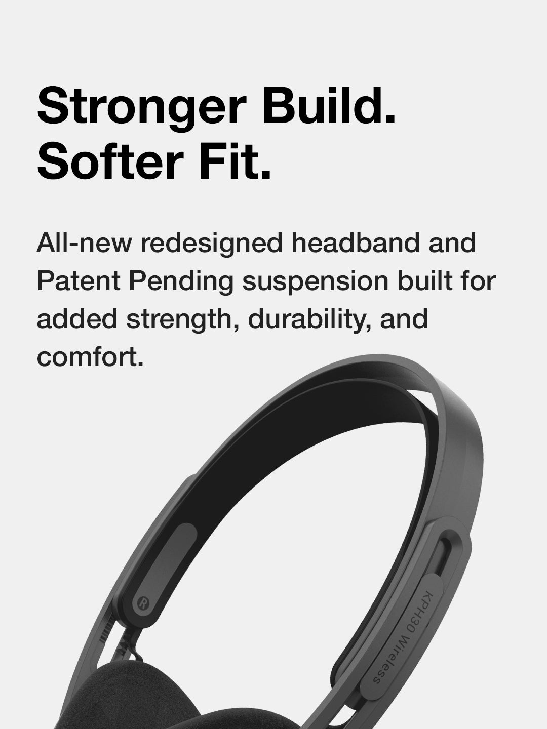 KPH30 Wireless On Ear Headphones, Rhythm Beige