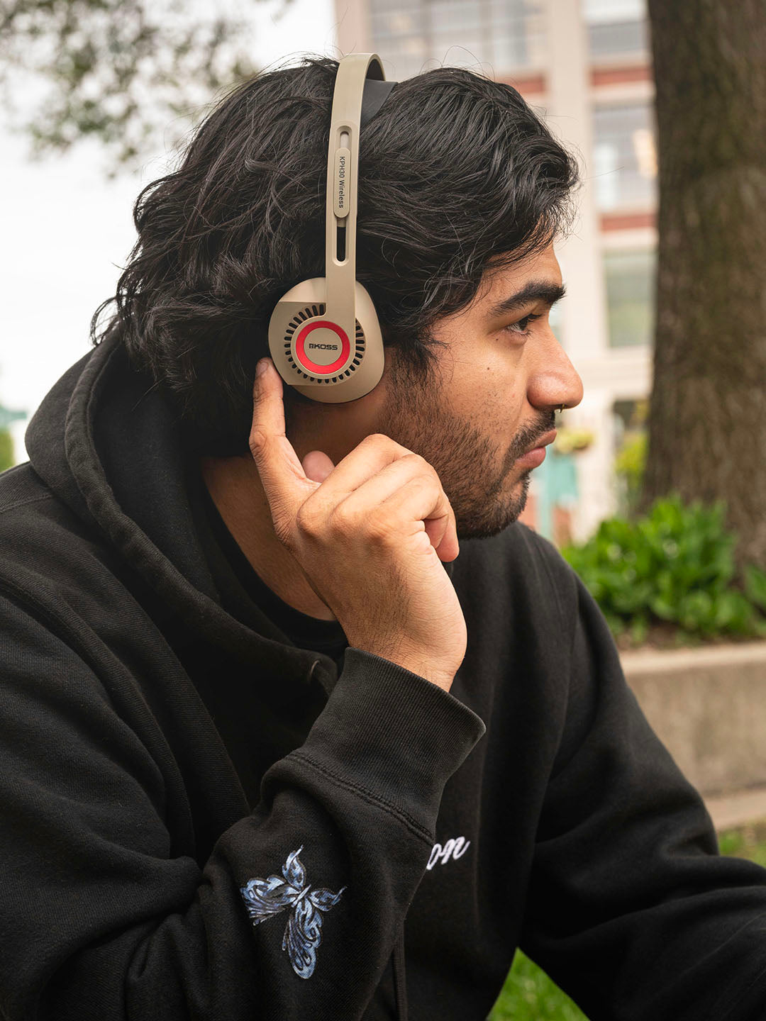 KPH30 Wireless On Ear Headphones, Rhythm Beige