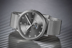 Lilienthal 1, All Silver Small/ Stainless Steel Strap
